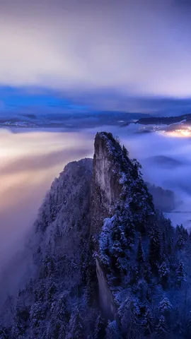 贝希特斯加登阿尔卑斯山脉全景，德国巴伐利亚州