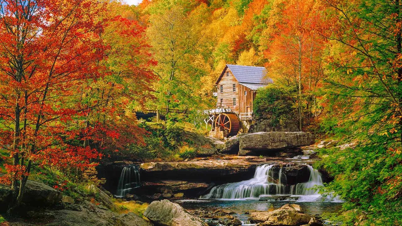Glade Creek Grist Mill, Babcock State Park, West Virginia, United States