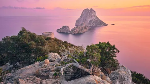 Islets of Es Vedr&agrave; and Es Vedranell, Ibiza, Spain