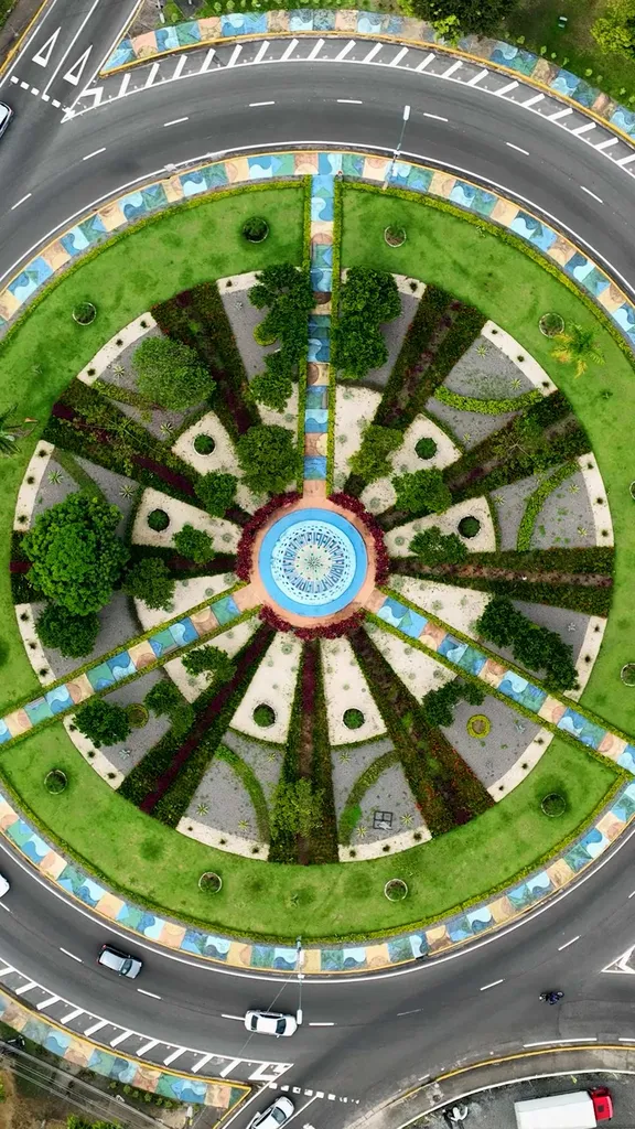 Letters Square Roundabout, Manaus, Brazil