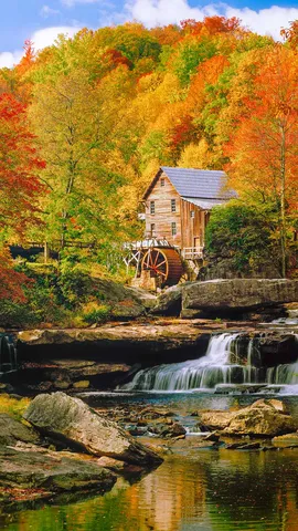 Where autumn turns the wheel