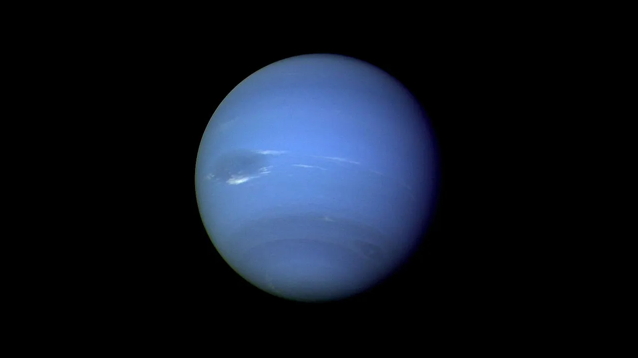 蔚蓝色的海王星