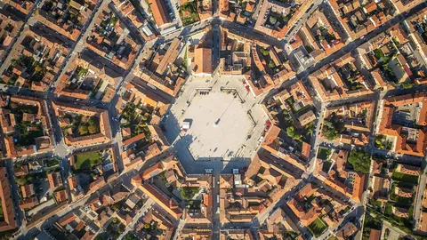 星形城市的几何之美
